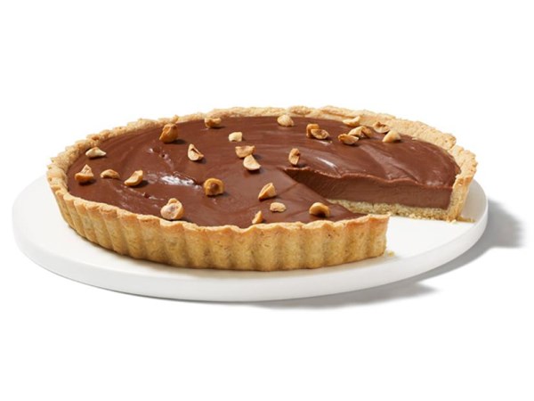 Chocolate-hazelnut tart