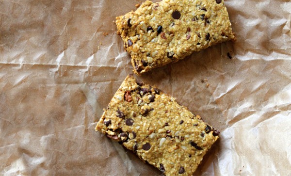 Chocolate hemp & oat bars