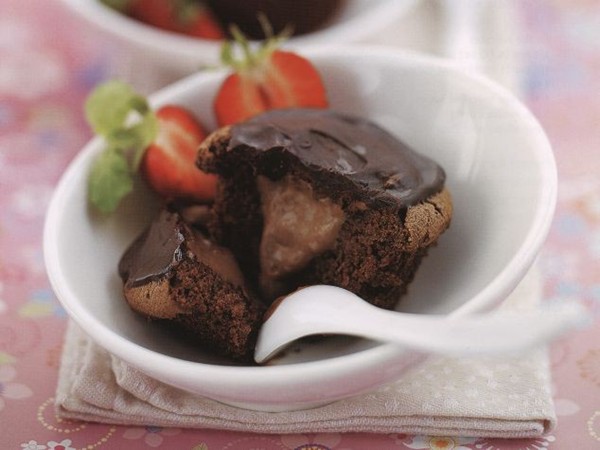 Chocolate ice cream cupcakes