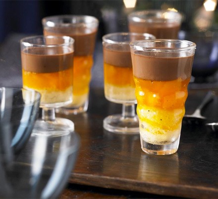 Chocolate Jaffa pots
