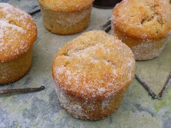 Chocolate jam doughnut muffins