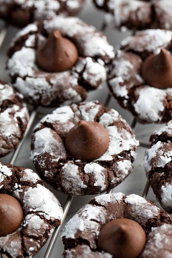 Chocolate kiss cookies