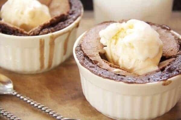 Chocolate lava cakes