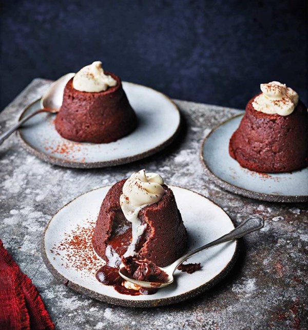Chocolate lava cakes