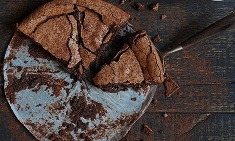 Chocolate lime mud cake
