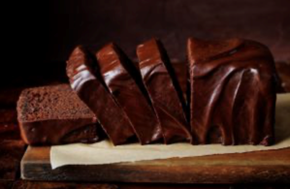Chocolate loaf cake with dark muscovado sugar