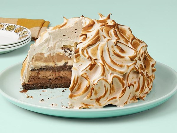 Chocolate lover's baked Alaska 