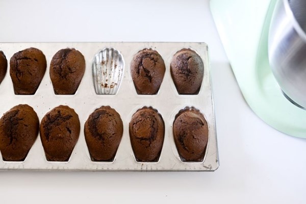 Chocolate madeleines