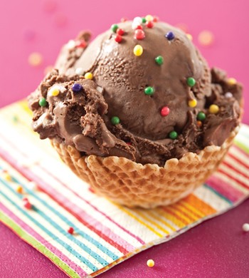 Chocolate malted ice cream