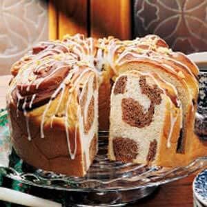 Chocolate marble bread