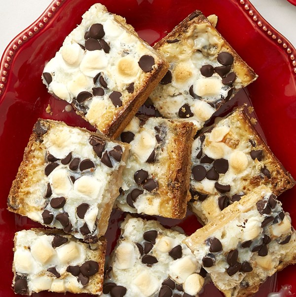 Chocolate-marshmallow bars