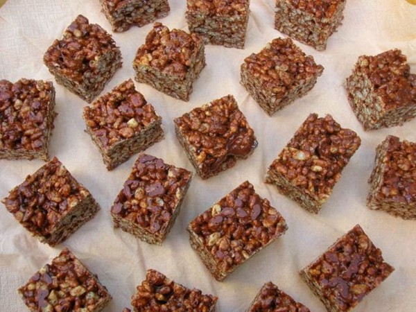 Chocolate marshmallow crispies 