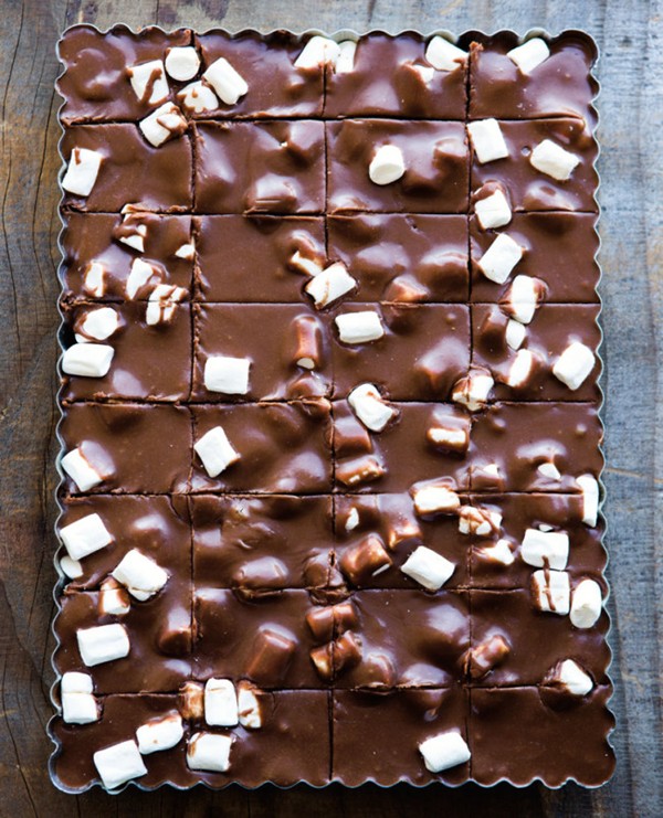 Chocolate-marshmallow fudge