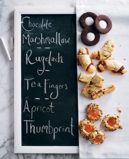 Chocolate marshmallow Linzer cookies