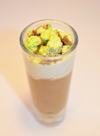 Chocolate mint Aero mousse