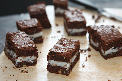 Chocolate mint brownies