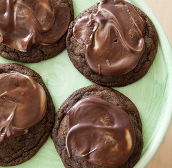 Chocolate-mint cookies