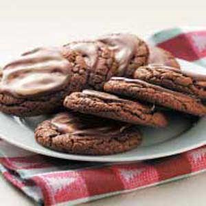 Chocolate mint crisps