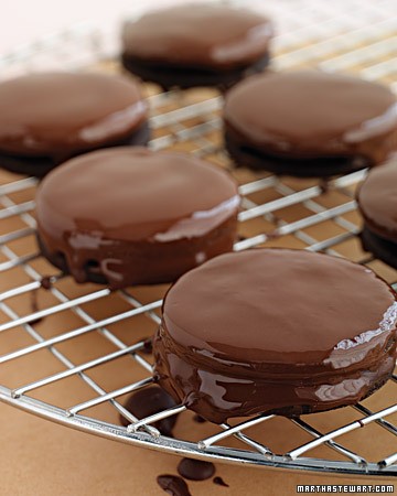 Chocolate mint sandwiches
