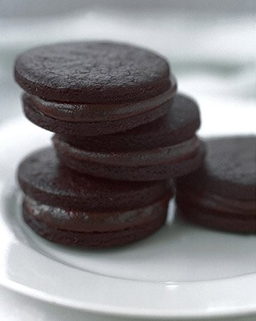 Chocolate mint wafers