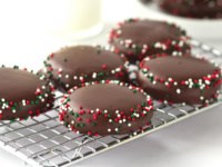 Chocolate-mint wafers