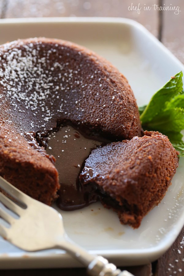 Chocolate molten lava cake