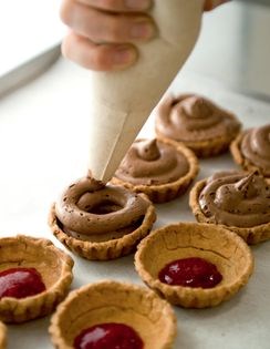 Chocolate mousse tarts