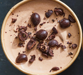Chocolate no-churn ice cream