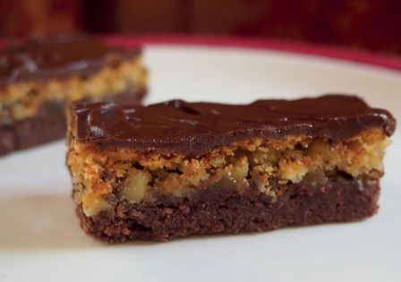 Chocolate nut bars