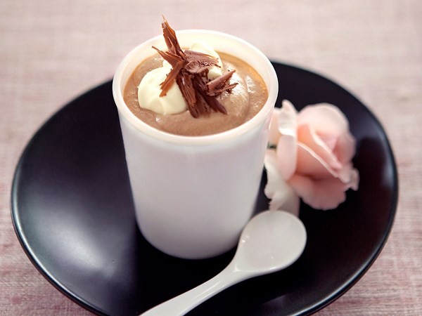 Chocolate Nutella custard