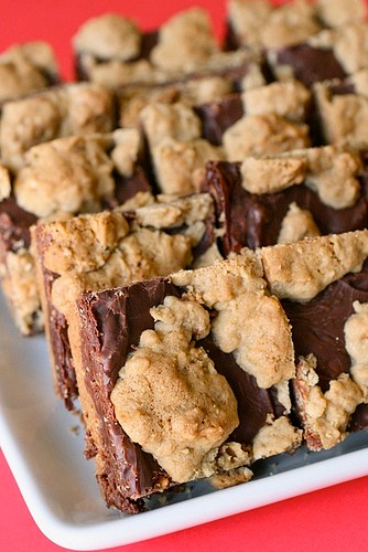 Chocolate oatmeal almost-candy bars