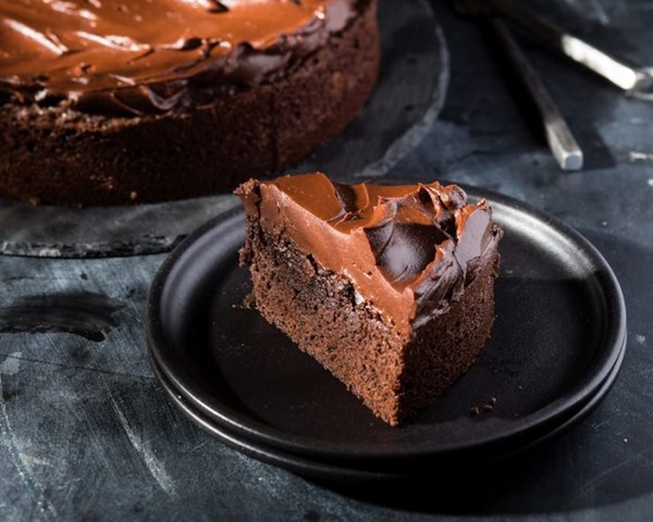 Chocolate olive oil cake