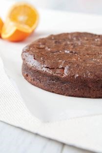 Chocolate orange brownie cake