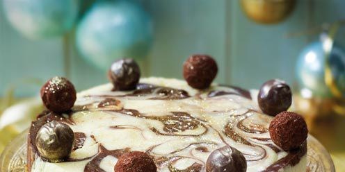 Chocolate orange cheesecake