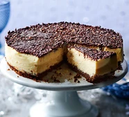 Chocolate orange cheesecake