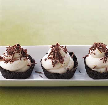 Chocolate orange cheesecakes