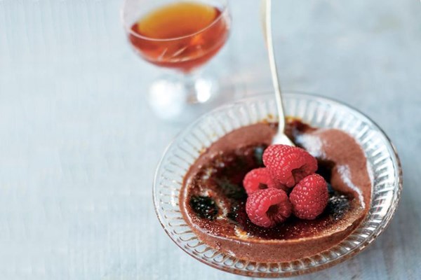 Chocolate orange crème brûlée