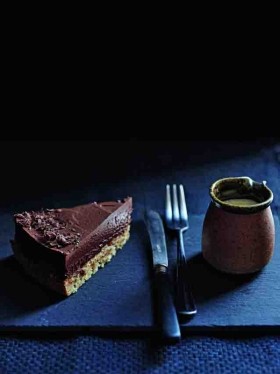 Chocolate orange macaroon torte