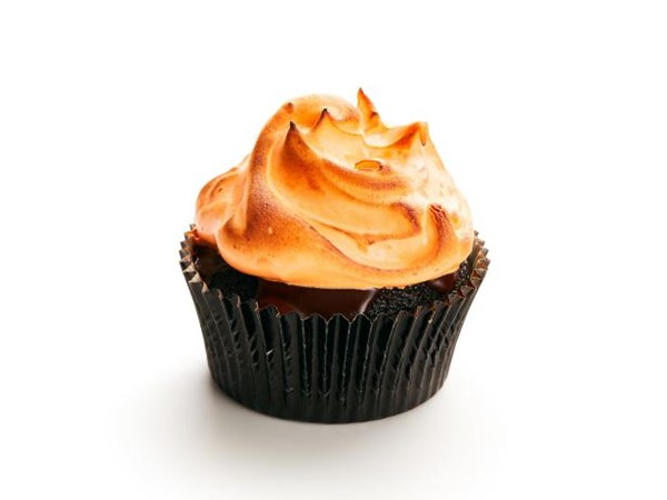 Chocolate-orange meringue cupcakes