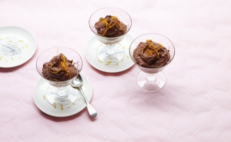 Chocolate-orange mousse