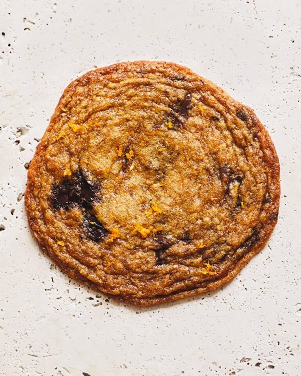 Chocolate orange pan-bang cookies 