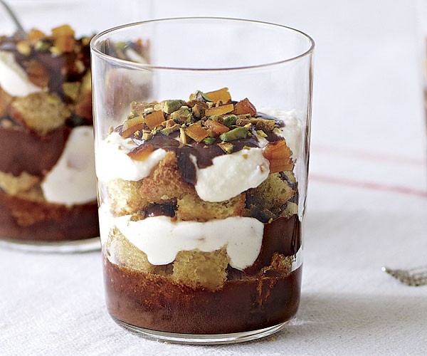 Chocolate-orange-ricotta trifles