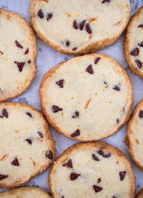 Chocolate orange sablés