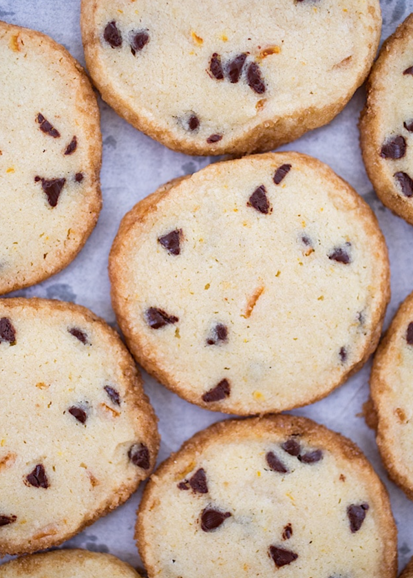 Chocolate orange sablés