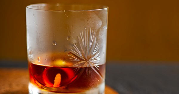 Chocolate orange Sazerac