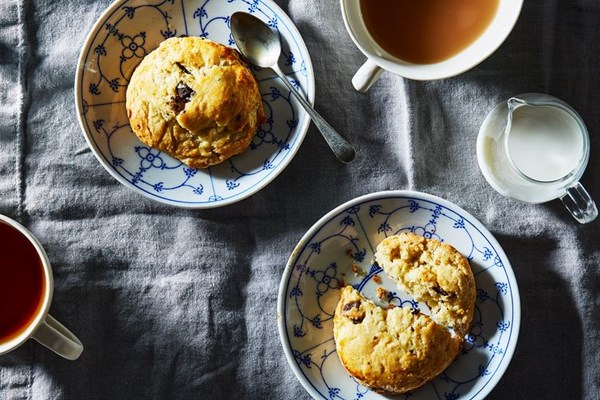 Chocolate orange scones