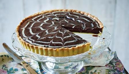 Chocolate orange tart