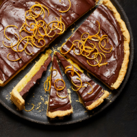Chocolate orange tart