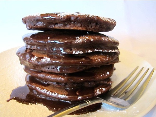 Chocolate pancakes