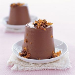 Chocolate panna cotta